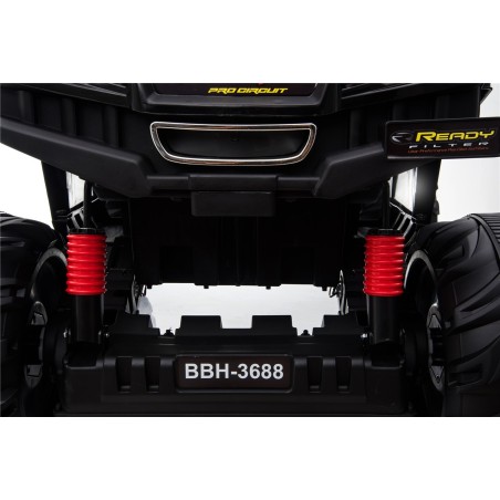 Auto Macchina Elettrica Fuoristrada Racing 2 Posti 12V per Bambini porte apribili Con telecomando (Bianca)|Toys Car
