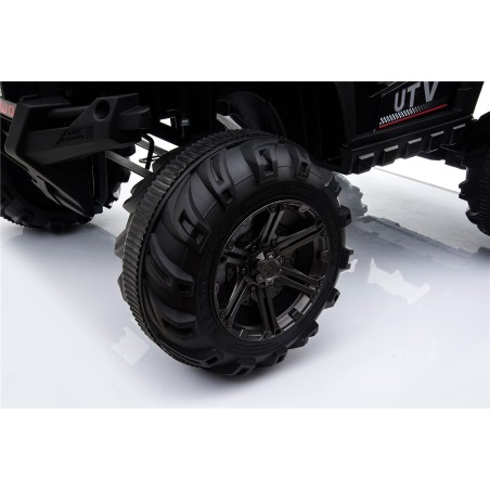 Auto Macchina Elettrica Fuoristrada Racing 2 Posti 12V per Bambini porte apribili Con telecomando (Bianca)|Toys Car