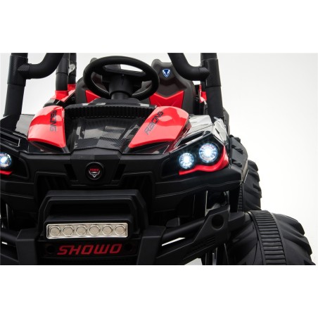 Auto Macchina Elettrica Fuoristrada Racing 2 Posti 12V per Bambini porte apribili Con telecomando (Rossa)|Toys Car