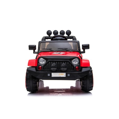 Auto Elettrica per Bambini Fuoristrada Adventure 12V MP3 Led Telecomando Sedili in Pelle Ruote in Gomma Rossa|Toys Car