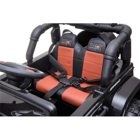 Auto Elettrica Jeep Adventure 12V - Ruote in Gomma e Sedili in Pelle Telecomando Mp3 Bianca|Toys Car