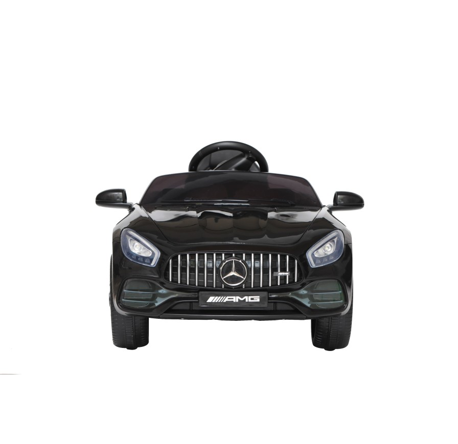 Auto Macchina Elettrica per Bambini Mercedes AMG GT 12V Porte Apribili Full Optional con telecomando nero