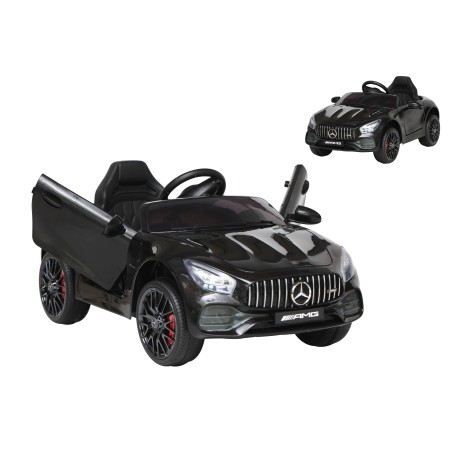 Auto Macchina Elettrica per Bambini Mercedes AMG GT 12V Porte Apribili Full Optional con telecomando nero|Toys Car