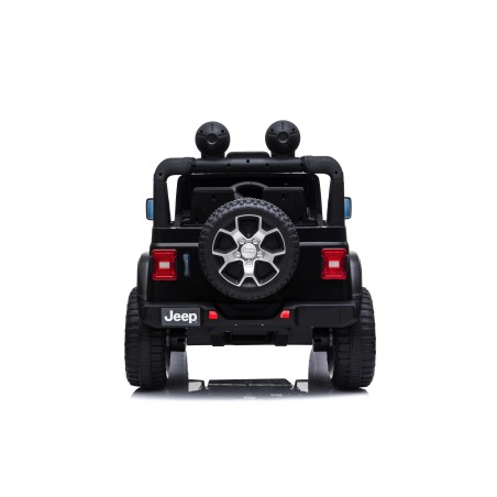 Auto Macchina Elettrica Jeep Wrangler Rubicon 12V per Bambini porte apribili Con telecomando Full accessori (Nera)|Toys Car