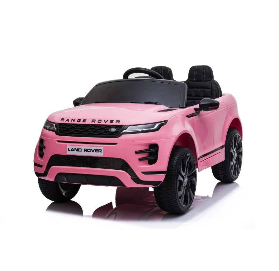 Auto Macchina Elettrica Range Rover Evoque 12V per Bambini porte apribili Con telecomando Full accessori (ROSA)