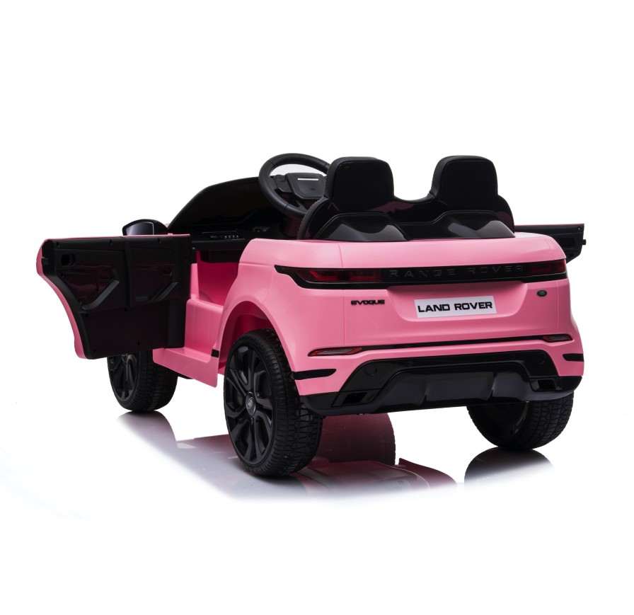 Auto Macchina Elettrica Range Rover Evoque 12V per Bambini porte apribili Con telecomando Full accessori (ROSA)