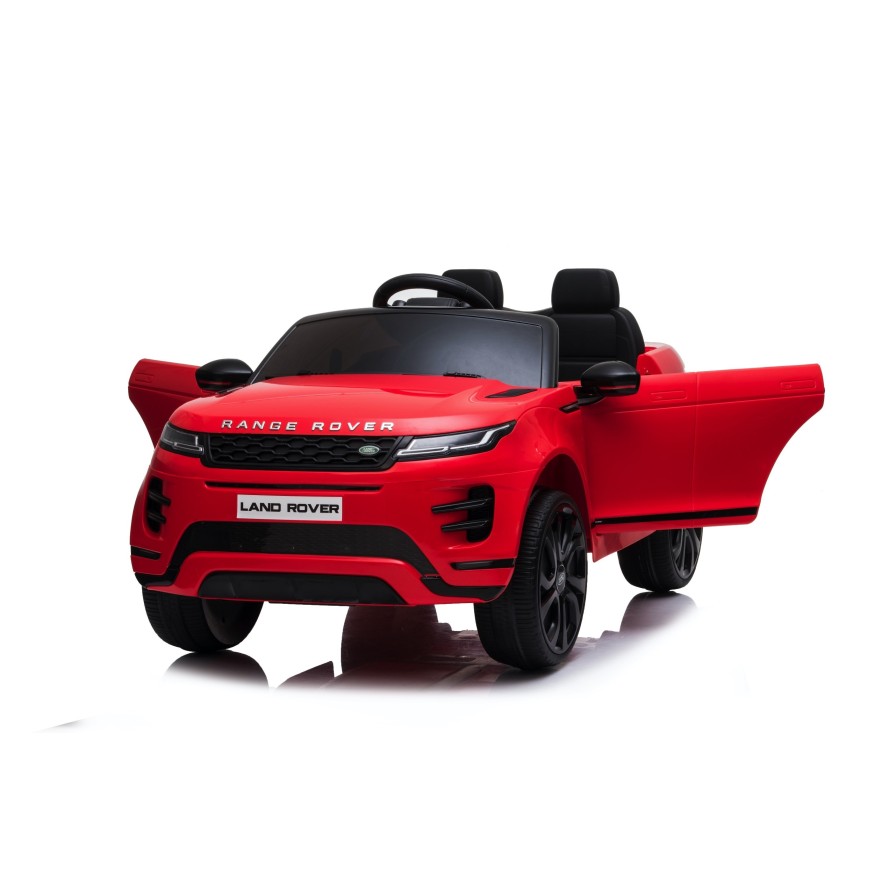 Auto Macchina Elettrica Range Rover Evoque 12V per Bambini porte apribili Con telecomando Full accessori (ROSSA)