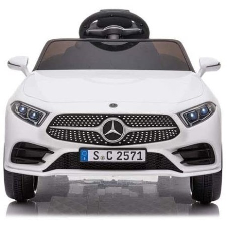 Auto Macchina Elettrica per Bambini 12V Mercedes CLS 350 AMG con Sedile in Pelle Telecomando 2.4 GHz Porte Apribili e MP3|Toys Car