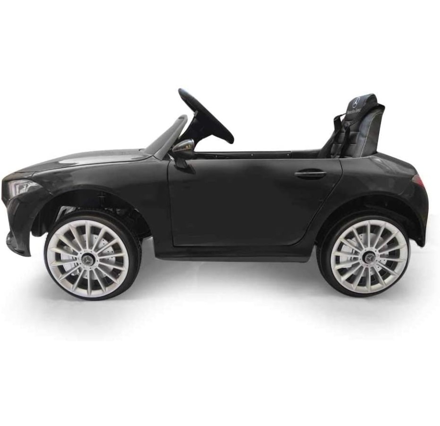 Auto Macchina Elettrica per Bambini 12V Mercedes CLS 350 AMG con Sedile in Pelle Telecomando 2.4 GHz Porte Apribili e MP3