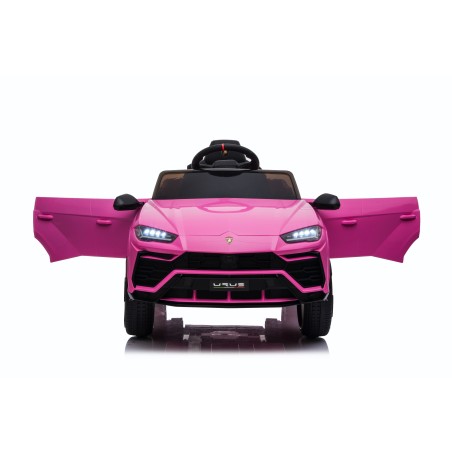Auto Macchina Elettrica per Bambini 12V Lamborghini URUS con Telecomando Rosa Porte apribili Led e suoni Mp3|Toys Car