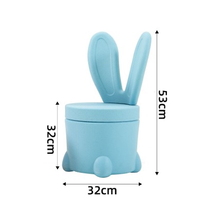 Sedia Portagiochi Bunny per Bambini Mobiletto 2 in 1 misure H53 x L32 x P32|Toys Car