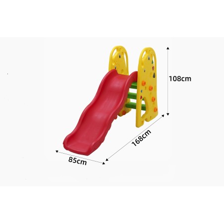 Scivolo Per bambini Esterni Interno Giardino H108 X L168 X L85 Colorato Alta Resistenza Eco-Friendly|Toys Car