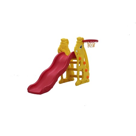 Scivolo Per bambini Esterni Interno Giardino Con Basket Multifunzione H110 X L170 X L85 Castornino Alta Resistenza Eco-Friendly|Toys Car