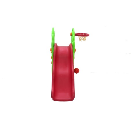 Scivolo Per bambini Esterni Interno Giardino Con Basket Multifunzione H110 X L170 X L85 Orsetti Alta Resistenza Eco-Friendly|Toys Car