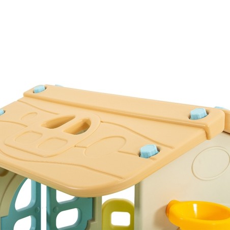 Casetta Per Bambini Partyfun multifunzione con canestro porte e finestre apribili H117 X L163 X L146|Toys Car