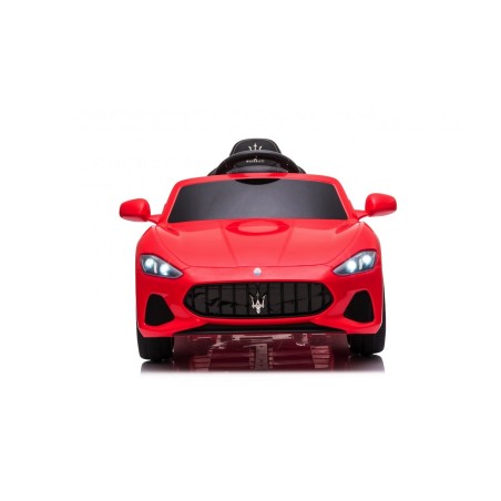 Macchina Elettrica per Bambini 12V Maserati GranCabrio Rossa con sedile in pelle Telecomando Porte apribili Led e suoni Mp3|Toys Car