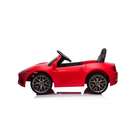 Macchina Elettrica per Bambini 12V Maserati GranCabrio Rossa con sedile in pelle Telecomando Porte apribili Led e suoni Mp3|Toys Car