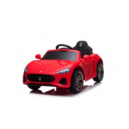 Macchina Elettrica per Bambini 12V Maserati GranCabrio Rossa con sedile in pelle Telecomando Porte apribili Led e suoni Mp3|Toys Car