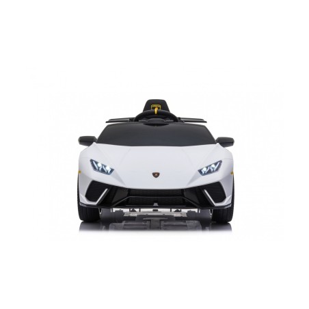 Auto Macchina Elettrica per Bambini 12V Lamborghini Huracán Bianca con Telecomando Porte apribili Led e suoni Mp3|Toys Car