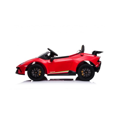 Auto Macchina Elettrica per Bambini 12V Lamborghini Huracán Rossa con Telecomando Porte apribili Led e suoni Mp3|Toys Car