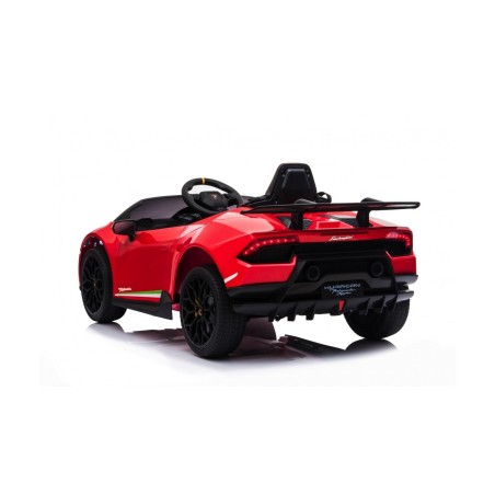 Auto Macchina Elettrica per Bambini 12V Lamborghini Huracán Rossa con Telecomando Porte apribili Led e suoni Mp3|Toys Car
