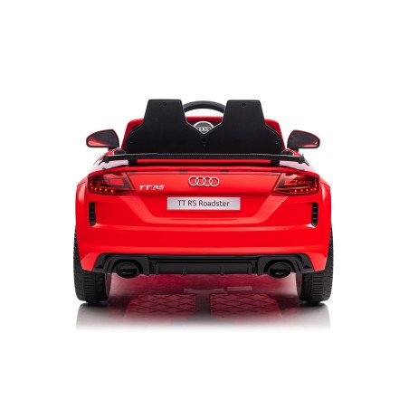 Auto Macchina Elettrica per Bambini 12V Audi TT RS 6 Sedile Pelle con Telecomando Rossa|Toys Car
