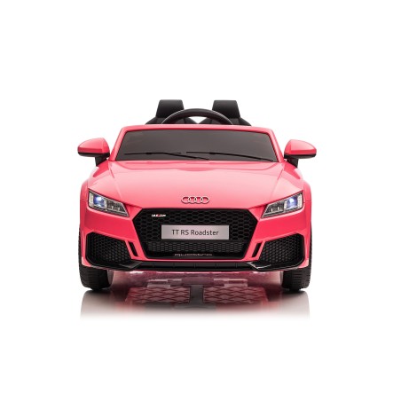 Auto Macchina Elettrica per Bambini 12V Audi TT RS 6 Sedile Pelle con Telecomando Rosa|Toys Car