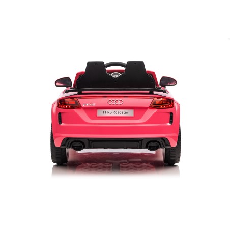 Auto Macchina Elettrica per Bambini 12V Audi TT RS 6 Sedile Pelle con Telecomando Rosa|Toys Car
