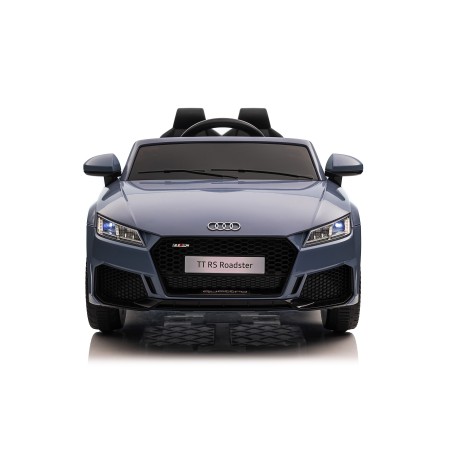 Auto Macchina Elettrica per Bambini 12V Audi TT RS 6 Sedile Pelle con Telecomando Grigio Blue|Toys Car