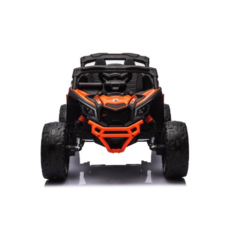 Auto Macchina Elettrica per Bambini 24V UTV CAN AM MAVERICK Full Optional Telecomand Doppio Motore TOYSCAR Orange|Toys Car