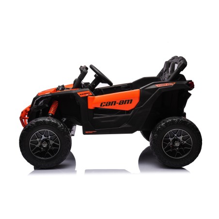 Auto Macchina Elettrica per Bambini 24V UTV CAN AM MAVERICK Full Optional Telecomand Doppio Motore TOYSCAR Orange|Toys Car