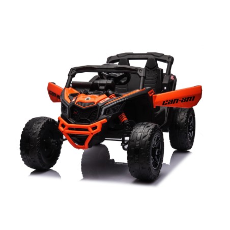 Auto Macchina Elettrica per Bambini 24V UTV CAN AM MAVERICK Full Optional Telecomand Doppio Motore TOYSCAR Orange|Toys Car