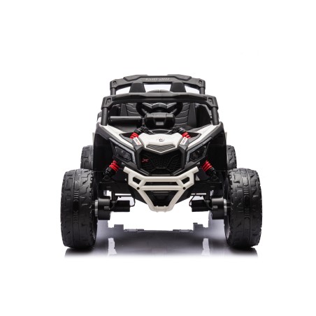 Auto Macchina Elettrica per Bambini 24V UTV CAN AM MAVERICK Telecomando 2 Motori da 200W Porte Apribili Bianca|Toys Car