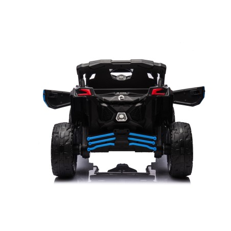Auto Macchina Elettrica per Bambini 24V UTV CAN AM MAVERICK Telecomando 2 Motori da 200W Porte Apribili Blue|Toys Car