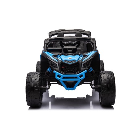 Auto Macchina Elettrica per Bambini 24V UTV CAN AM MAVERICK Telecomando 2 Motori da 200W Porte Apribili Blue|Toys Car