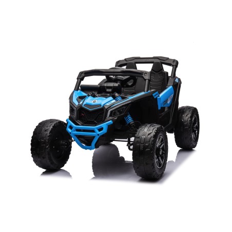Auto Macchina Elettrica per Bambini 24V UTV CAN AM MAVERICK Telecomando 2 Motori da 200W Porte Apribili Blue|Toys Car