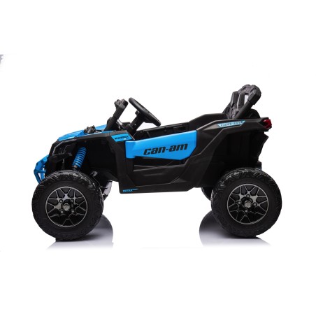 Auto Macchina Elettrica per Bambini 24V UTV CAN AM MAVERICK Telecomando 2 Motori da 200W Porte Apribili Blue|Toys Car