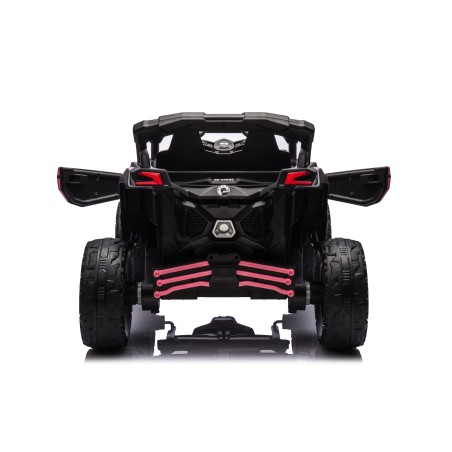 Auto Macchina Elettrica per Bambini 24V UTV CAN AM MAVERICK Telecomando 2 Motori da 200W Porte Apribili Rosa|Toys Car