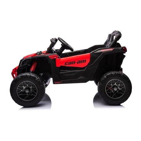 Auto Macchina Elettrica per Bambini 24V UTV CAN AM MAVERICK Telecomando 2 Motori da 200W Porte Apribili Rossa|Toys Car