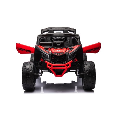 Auto Macchina Elettrica per Bambini 24V UTV CAN AM MAVERICK Telecomando 2 Motori da 200W Porte Apribili Rossa|Toys Car