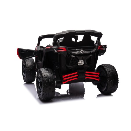 Auto Macchina Elettrica per Bambini 24V UTV CAN AM MAVERICK Telecomando 2 Motori da 200W Porte Apribili Rossa|Toys Car
