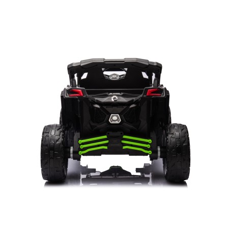 Auto Macchina Elettrica per Bambini 24V UTV CAN AM MAVERICK Telecomando 2 Motori da 200W Porte Apribili Verde|Toys Car