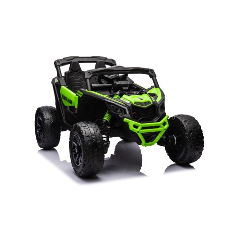 Auto Macchina Elettrica per Bambini 24V UTV CAN AM MAVERICK Telecomando 2 Motori da 200W Porte Apribili Verde|Toys Car