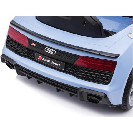 Auto Macchina Elettrica 12V NEW Audi R8 Spyder per Bambini Led MP3 con Telecomando Sedile in pelle Blue|Toys Car