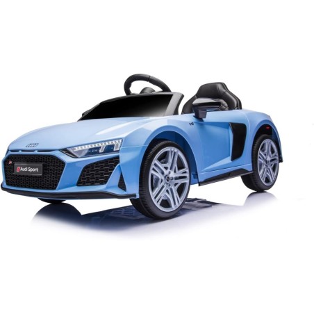 Auto Macchina Elettrica 12V NEW Audi R8 Spyder per Bambini Led MP3 con Telecomando Sedile in pelle Blue|Toys Car