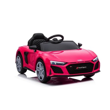 Auto Macchina Elettrica 12V NEW Audi R8 Spyder per Bambini Led MP3 con Telecomando Sedile in pelle Rosa|Toys Car