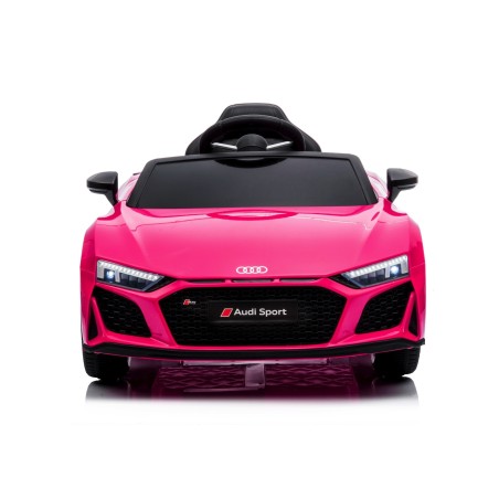 Auto Macchina Elettrica 12V NEW Audi R8 Spyder per Bambini Led MP3 con Telecomando Sedile in pelle Rosa|Toys Car
