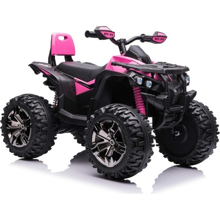 Super Quad Elettrico per Bambini OFF ROAD 12V ATV off-Road 4 x 4 Motori 12v Full Optional Batteria Potenziata 14AH Sospensioni (|Toys Car