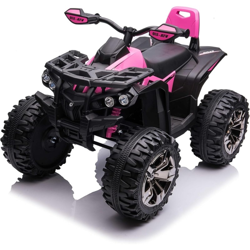 Super Quad Elettrico per Bambini OFF ROAD 12V ATV off-Road 4 x 4 Motori 12v Full Optional Batteria Potenziata 14AH Sospensioni (|Toys Car
