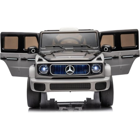 Auto Elettrica per Bambini Mercedes EQG 63 Concept 12V Ruote in Gomma Full Optional Sedile Pelle telecomando Grigia|Toys Car